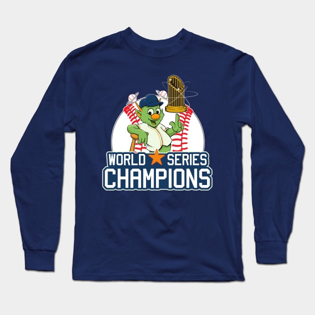 World Series Champion Astros Baseball Long Sleeve T-Shirt by GAMAS Threads
